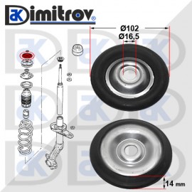 Тампон макферсон преден Opel Calibra A Omega A Omega B Senator B Vectra A